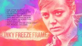 Inky Freeze Frame | After Effects Template