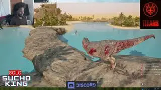 Giga vs T-Rex on a Bridge | Path of Titans | LIVE - Deathmatch & Survival
