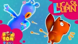 Hoạt hình LUCAS & LUPIN | Tập 8 - MA TRẬN DOMINO | POM POM 4kids