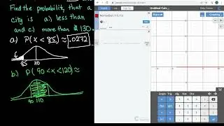 Finding Probabilities for Normally Distributed Data Using ClassCalc