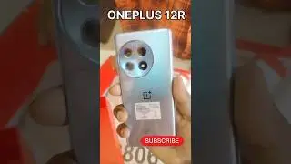 OnePlus12R ( 8GB RAM 256GB ROM) UNBOXING VIDEO 43000₹ #oneplus #oneplus12R  #flipkar