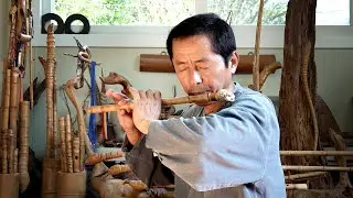 Process of Making Traditional Bamboo Wind Instrument by Korean Woodwind Instrument Craftsman