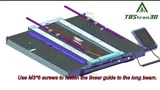 ELEGOO Neptune 4 MAX (Plus) Y Axis Upgrade Linear Rail Installation Guide Animation Version