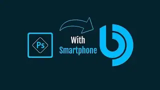 Logo Design with Photoshop on Smartphone.