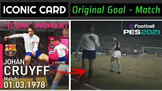 Every ICONIC MOMENT CARD and the ORIGINAL MATCH AND GOAL in PES Mobile pt.1