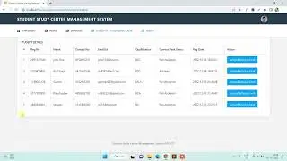 Student study Center Management System using PHP and MySQL | PHPGurukul