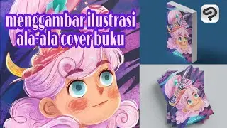 Menggambar ilustrasi yang relate sama kita-kita yang suka melamun 🤯