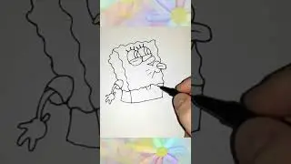 Спанч Боб ест мороженое