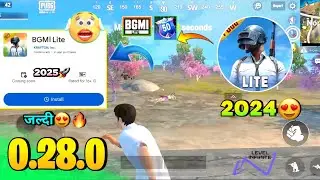 😱Pubg Lite 0.28.0😳 New Update Fix 2024 | BGMI Lite🤯 | Pubg Mobile Lite 0.28.0 System Update 2024 🔥