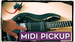 Using a MIDI guitar pickup to create 90s alt rock on a 90s synthesiser workstation