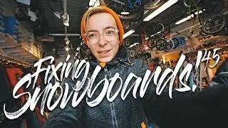 Getting our Snowboards Ready! // VLOG 45