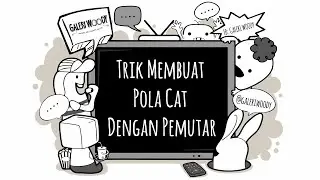 Trik Membuat Pola Dari Cat Dengan Pemutar