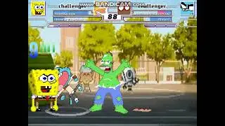 YL347 MUGEN Request: Spongebob & Homer Simpson Vs Gumball & Rigby