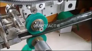 Сварка тарпаулина горячим воздухом.