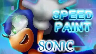 Sonic Speed Paint - (Sonic 30th anniversary)