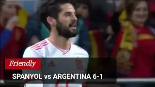 SPAIN vs ARGENTINA 6-1 | Goals & Highlights 27/03/2018