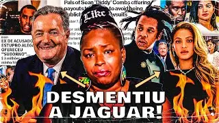 JAGUAR WRIGHT É DESMENTIDA PELO JURIDICO DE BEYONCÉ E JAY-Z E PIERS SE DESCULPA, UM EXPOSED E MAIS!