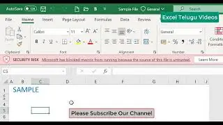 Macros VBA: How To Enable 