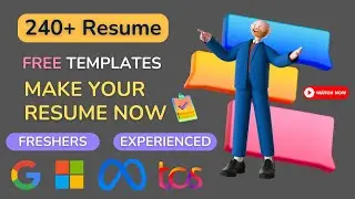 Land Your Dream Job: 200+ Free Resume Templates | Freshers+ Experienced
