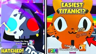 Yeet a Pet for the *EASIEST F2P* Titanic in Pet Simulator 99 EVER!