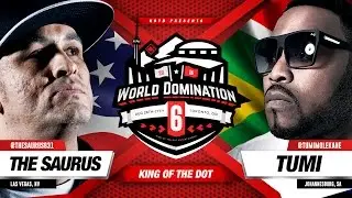 KOTD - Rap Battle - The Saurus vs Tumi | 