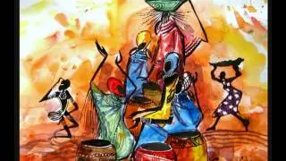 African tribal drums-Touareg