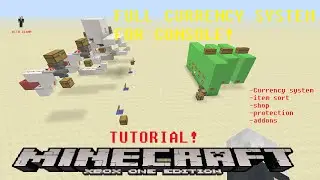 TUTORIAL: Currency System/Shop in CONSOLE Minecraft!  NO MODS