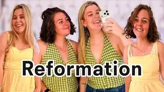 Reformation with Sierra Schultzzie! We Tried On the SAME Pieces in the SAME Sizes!