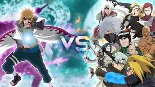 Minato VS 10 Naruto Character's Fight Gameplay #1
