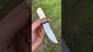 Кованный нож, нож своими руками , элфорин, мамонт, Cromaks, нож своими руками