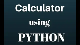 python calculator using function