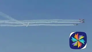 Yakovlevs aerobatics at Aero India Expo 2017