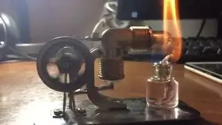 Работа двигателя стирлинга замедленное видео