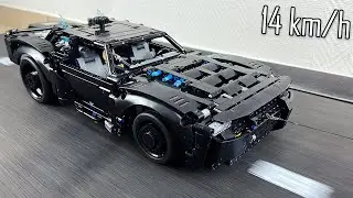 Batmobile VS Treadmill. LEGO Technic 42127 Super Sonic Speed Test