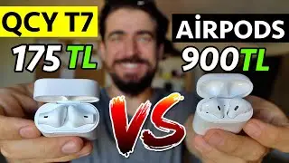 QCY T7 VS Apple Airpods 2 BIG BATTLE!