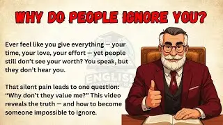 Why Do People Ignore You ? || Graded Reader || Improve Your English✅️