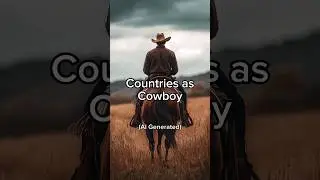 Countries as Cowboy | Ai Generated
