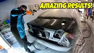 Painting Glossy Finishes in your Garage!
