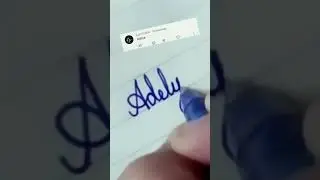 Aditya in cursive writing #cursivehandwritting #sanahandwritting #shortsvideo #viralshort #names