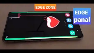 EDGE Touch | EDGE Zone on screen | Area edge zone | Samsung edge | Show EDGE screen