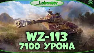 МАСТЕР НА WZ-113 - 7100 DMG | WoT Blitz