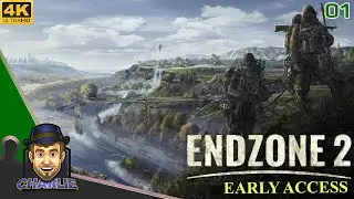 CAN WE SURVIVE THE HARD WASTELAND? -  Endzone 2 Early Access Gameplay - 01