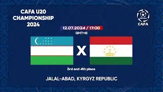 Uzbekistan - Tajikistan | CAFA U-20 CHAMPIONSHIP 2024