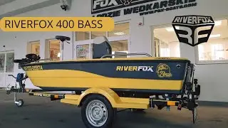 Łódź wędkarska RIVERFOX 400 BASS z silnikiem zaburtowym Yamaha