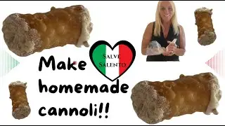 Love cannoli? You can make delicious homemade cannoli at home! Easy recipe you can make no bakery!