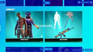 OFFICIAL! TRAVIS SCOTT SKIN RETURN TODAY!! - Travis Scott Skin Gameplay Victory Royale