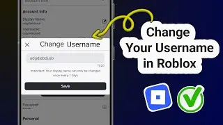 How to Change Your Roblox Username for free without paying 1000 Robux | Change Roblox Username