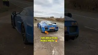 Fire spitting Noble M600 🔥 #supercars #noblem600 #v8 #v8engine #exhaust #exhaustsound #fire #fast