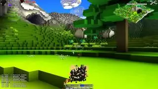 Играю в Cube world с Максом часть 1