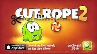 Cut the Rope 2 Official Game Trailer iOS [Free Download] - www.NewiPhoneGames.us